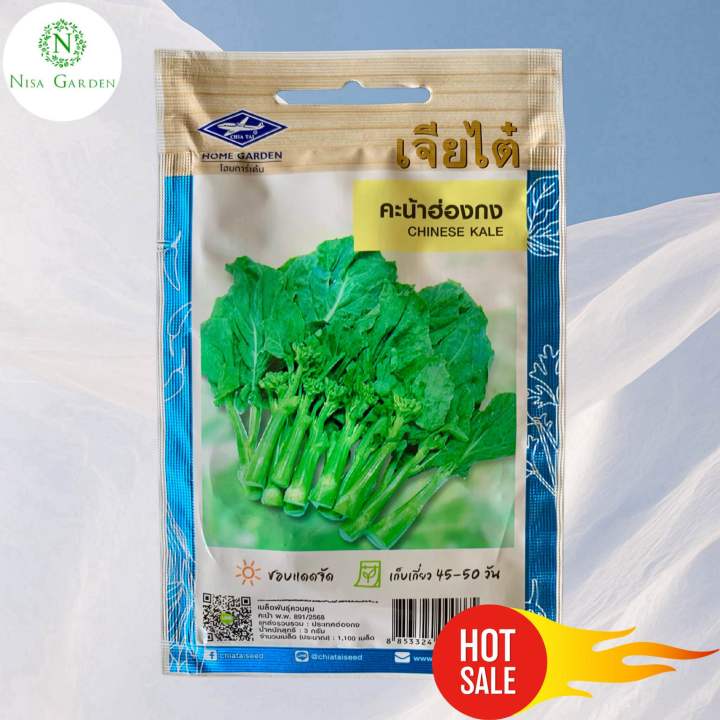 Nisa Garden เมล็ดพันธุ์คะน้าฮ่องกง ลำต้นอ้วน ปลูกได้ทุกฤดู
