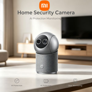 Xiaomi | Xiaomi Smart Camera 4 Max AI Zoom Dual Lens WiFi Indoor Security Cam Full Color Night Vision Motion Detect Home Surveillance Cam