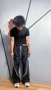 Baggy pants refelctive trackpant celana baggy panjang pria wanita bahan parasut tidak tembus air
