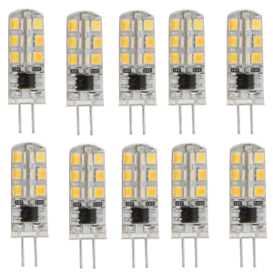 10Pcs G4 LED Bulb 5W/9W AC/DC12V Energy Saving Silicone Lamps 360Beam Angle Replace Halogen Light Spotlight Chandelier