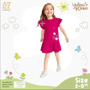 Kinycurly Baju Anak Perempuan Velma Dress 1-8 tahun