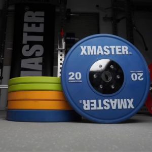 XMASTER Competition Bumper Weight Plate IWF Standard Weightlifting CrossFit Strength ROGUE ELEIKO