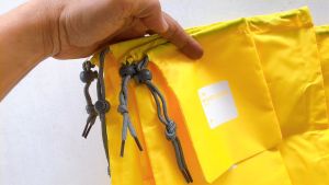 Túi Dây Rút Chống Thấm Nước Happy Flight - Bộ 4 Túi Đựng Đồ Tiện Lợi Cho Du Lịch màu xanh dương