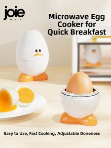 melii | Microwave Egg Cooker Quick Boiling and Steaming Eggs