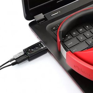 PC Desktop Komputer Laptop Sound Card USB Soundcard 7.1 Channel Sound Adapter Dongle