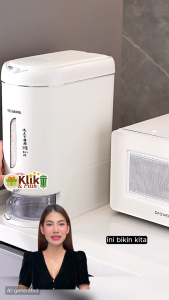 Dispenser Tempat Penyimpanan Beras Otomatis Modern Food Grade 5-10Kg