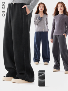 DOMIO | Quần Nữ Có Lót Nỉ Đồ Đông