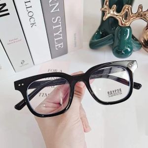 Anti Radiation Computer Glasses for Women Men Fashion Glasses Metal Round Frame Eyewear Black Gold Silver