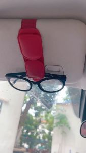 คลิปหนีบแว่นตา (แบบคู่) คลิปหนีบเก็บแว่นในรถ 2 สำหรับรถยนต์ 1 สำหรับที่หนีบแว่นตา