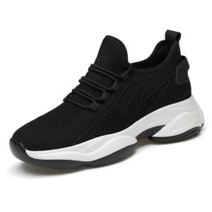 Summer Elevator Shoes Mens 10cm Mesh Breathable White Shoes Thick Sole Hidden Heel Mens Shoes 8 CM6 Sports Dad Shoes Tide