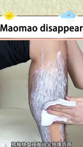 100% original mild hair removal cream permanent hair removal cream fast hair removal nourishes the skin armpits arms thighs permanent removal gentle non-irritating personal care 60g