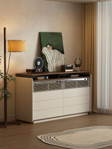Retro Vintage Solid Wood Side Cabinet