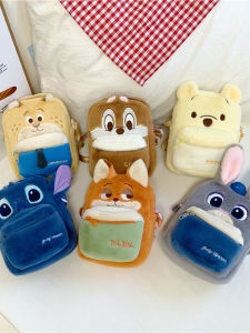 Túi Đeo Chéo Hình Sói Nick Dễ Thương Cho Trẻ Em Túi Đeo Vai Đơn Cho Bé Trai Và Bé Gái Túi Xách Bằng Vải Cotton Pha Trộn Cho Mùa Xuân Hè