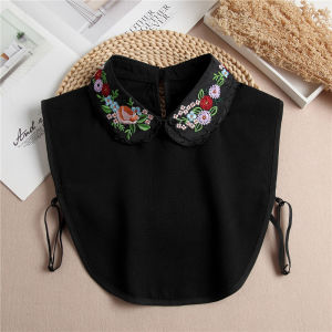Nữ Thêu Cổ Giả Búp Bê Ren Voan Ve Áo Áo Sơ Mi Có Thể Tháo Rời Cổ Áo Thời Trang Bốn Mùa Polyester Chắc Chắn Một Kích Thước