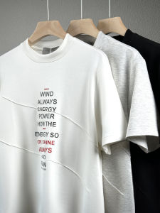 Áo Thun Tay Ngắn Ice Silk Dáng Rộng Mùa Hè Cho Nam Áo Thun Thường Ngày Thoáng Khí Thoải Mái Thời Trang Mỹ Thường Ngày