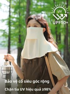 BILLI ZILLY | Mặt nạ đi xe đạp ngoài trời chống nắng bằng lụa băng thoáng khí mùa hè dành cho nam và nữ che cổ chống tia UV