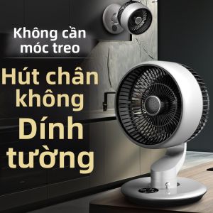 Quạt Điện Siêu Ổn Định Gắn Tường Kiểu Quạt Đứng Dùng Trong Nhà Bếp Có Thể Xoay USB Cấp 4 Công Suất Tối Đa 15W