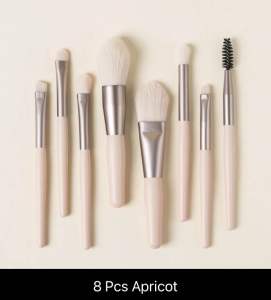 8 Makeup Brush Set Foundation Eyeshadow Blush Beauty Makeup Tools Soft Hair Genuine Super Soft Portable Cheap Full Set