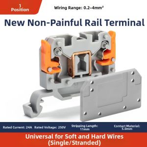 kuicc | Push-in Terminal Connector Copper Wire Rail Mount