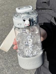 Cốc Nước Thể Thao Dung Tích Lớn HiLe Dành Cho Nam Và Nữ Cốc Nhựa Dễ Thương Thiết Kế Đơn Giản Phong Cách Mùa Hè Cốc Nước Có Van Nắp