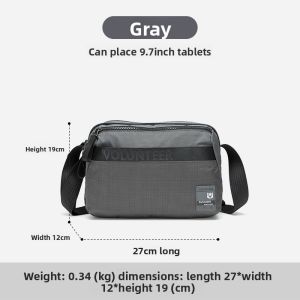 Volunteer | Large Capacity Mens Shoulder Satchel for Commuting