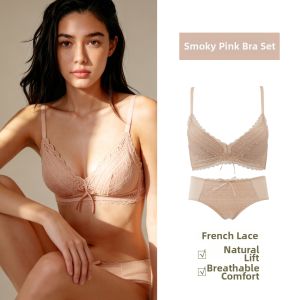 GAINREEL | French Lace Wireless Thin Strap Triangle Bra