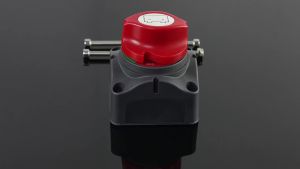 Heavy-Duty 12V/24V Marine Battery Disconnect Switch 200A 300A Dual Battery Isolator with 2/4 Positions for Complete Power Manag