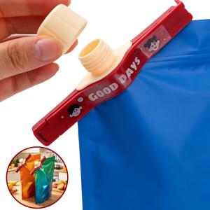 5Pcs Snacks Bag Sealing Clips / with Screw Cap / Kitchen Seasoning Coffee Bag Preservation Sealers