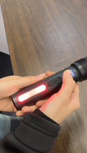 DIODIY 3in1 Rechargeable Flashlight Type-C Zoomable Torch 1000LM COB Side Light IPX4 Waterproof Emergency Brownout Light Ilaw para sa Bahay Camping Car Outdoor
