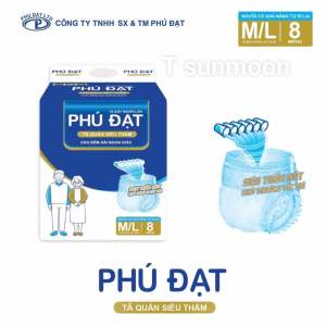 Tã già Phú Đạt ML10 XL10 miếng Bỉm già PHÚ ĐẠT bỉm trần Phú Đạt. Bỉm Phú Đạt Tã Phú Đạt (LẺ 1 GÓI)