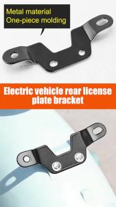 EELHOE | 1/2 Chiếc Khung Nối Dài Kim Loại Chống Lắc Lư Phía Sau Biển Số Cho Xe Điện Và Xe Tay Ga Sửa Đổi Phụ Kiện