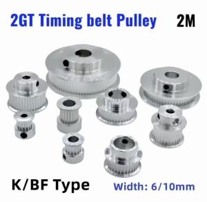 Dây Đai Răng Đồng Bộ 2GT 16T-80T Nhiều Kích Cỡ Khổ Rộng 6/10mm Khẩu Độ 5/6/8/10mm Dành Cho Máy In 3D Ròng Rọc GT2