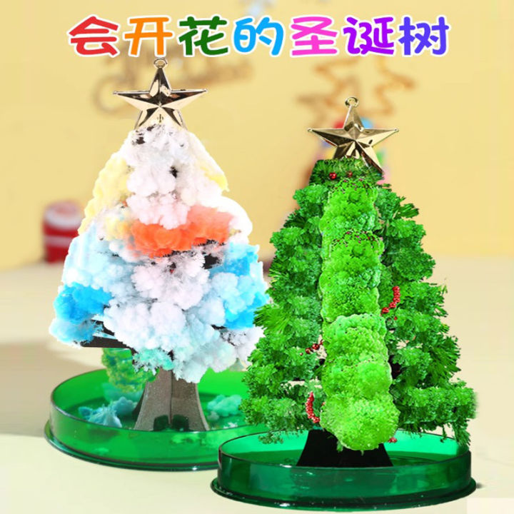 Growing Crystal Flowering Magic Christmas Tree Children's Science ...