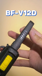 Baofeng BF-V12D Two Way Radio Walkie Talkie Long Range UHF 16 Channels 5W 1500mAh Type C Charging Noise Reduction Call Encryption Walkie-Talkies COD