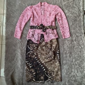 Setelan Kebaya Bayi dan Anak Kutubaru Rok Panjang Lengan Panjang | Kebaya Anak Perempuan Fashion