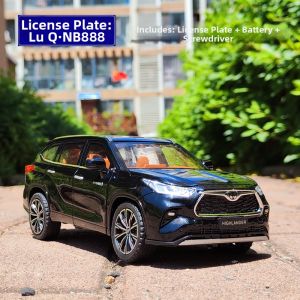 Hilux Alloy Car Model Toy with Sound Light and Suspension 1/24