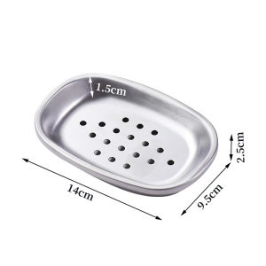 ZIYINGCHA | Stainless Steel Creative Soap Holder Drain Dual Layer Bathroom