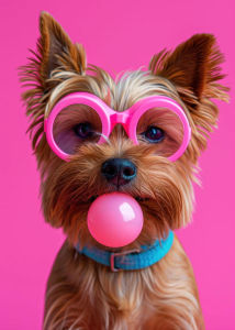1000pcs Jigsaw Puzzle Dog Colorful Bubblegum Sunglasses Samoyed French Bulldog Corgi For Adults Home Room Wall Decor Gift