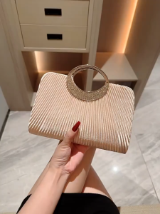 Túi Xách Cầm Tay Nữ Dự Tiệc Cao Cấp – Clutch Dạ Hội Sang Trọng Đính Đá Cầm Tay Thời Trang LILA CDD269