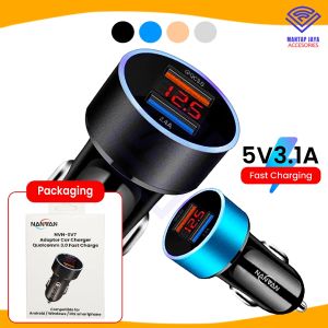[COD] NANVAN NVN-SV7 KEPALA / BATOK CHARGER MOBIL FAST CHARGING 2 USB