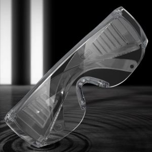 Deli Kacamata Safety Goggles Bening Besar dan Kuat EDL522012