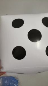 30cm Inflatable Dice Cube Large Dice Toy Party Event Supplies Indoor and Outdoor Sports and Game Toys Party Luck Competition