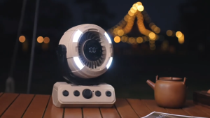 Remax Remax RS-ZF09 Outdoor Camping Fan with LED Light Lamp 20000mAh Battery Large Endurance Rechargeable Fan Remax Fan