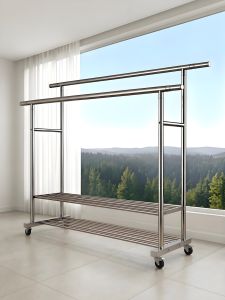 JIAJIESHI | Giá Đỡ Quần Áo Inox Điều Chỉnh Được Dùng Trong Nhà Và Ngoài Trời