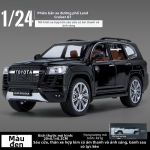 Xe Mô Hình Hợp Kim Tỷ Lệ 1:24 RWD có Đèn và Âm Thanh Mở Được Sáu Cách