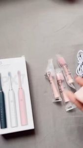 Bàn Chải Điện Thông Minh Sonic X3 - 6 Chế Độ Làm Sạch Loại Bỏ Mảng Bám Bảo Vệ Nướu Tặng Kèm 4 Đầu Thay Thế