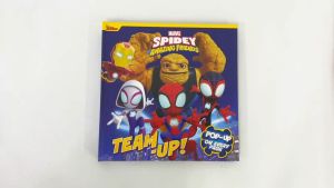Marvel Spidey & Amazing Friends Team Up Pop Up Story Book For Kids To Read (Hardcover)