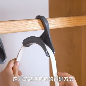 20Pcs Korean Style Arch Bag Storage Hangers Shoulder Bag Handbag Necktie Scarves Storage Rack Hook