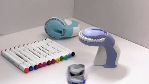 Alat Label Harga Dymo / Cidy / Motex Label maker B90 embossing machine manual alat pembuat label nama / Mesin Printer Label Mini 3D compatible Dymo Organizer Xpress Office-Mate II (1540 Junior Omega 1880 1610 GG-B90)