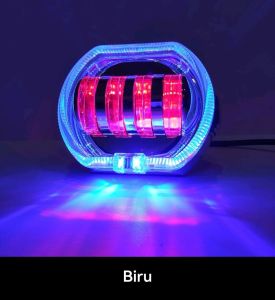 LAMPU TEMBAK LED DAYMAKER  PROJIE BILED 4 LENS LENSA SPORTDAY SPORT DAY SUPER TERANG